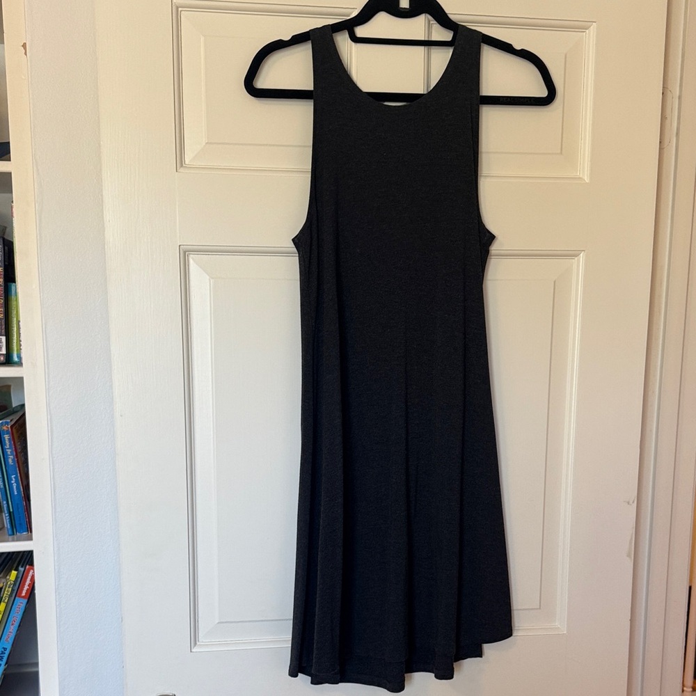 Free Fly Apparel Charcoal Midi Dress